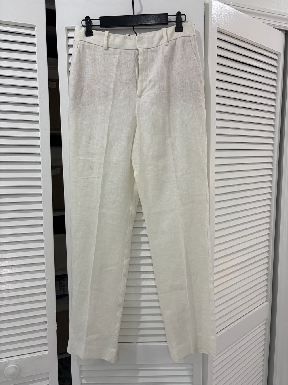Mango white linen pants size 4 #linenlove #summer